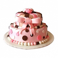 Elegant Pink Cake - 3Kg